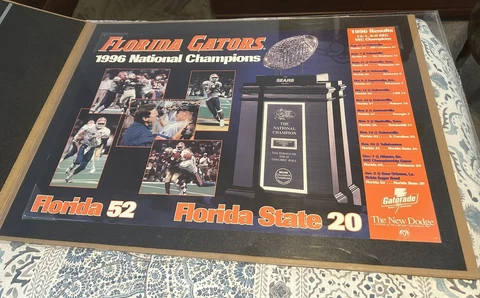 LOT (11) FLORIDA GATORS Football Posters 1999-2011 ( MINUS -1998,2001,06,07,09 ) Cover