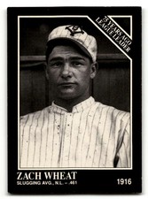 1991 Conlon Collection TSN #164 Zack Wheat    Brooklyn Dodgers Baseball ID:52950