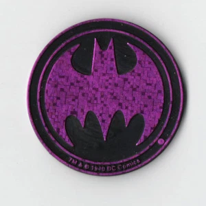 Waddingtons Batman Pog Slammer Kini Circa 1995 - purple variety - Picture 1 of 2