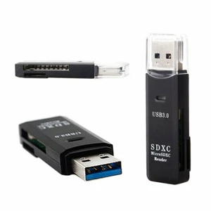 US 2 in 1 USB 3.0 High Speed Micro SD SDXC TF T-Flash Speicherkartenleser Adapter - Bild 1 von 2