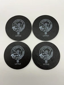 CLAN SLATE COASTER - SET OF 4 - CLAN LITTLE - Picture 1 of 1