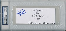 MICHAEL PARKS Signed Slabbed Django Unchained Movie Script Cover Cut PSA/DNA