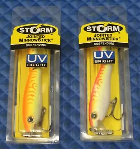 Storm Jointed Minnow Stick sospensione 3-3/4" 3/8 oz SCEGLI IL TUO COLORE! - Foto 1 di 6