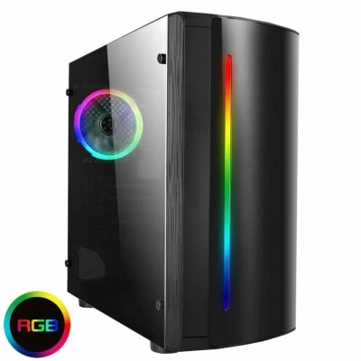 NVIDIA INTEL RGB CUSTOM Gaming PC 500GB SSD 16GB RAM RTX3050 CHEAPEST UK OFFER - Image 1 of 4