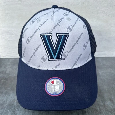 Sombrero Villanova V Logo Wildcats Champion Gorra Sombrero Snapback Malla Ajustable OSFM H36 Foto 1 de 4
