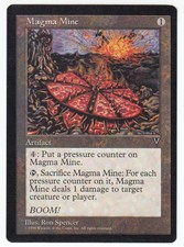 Magic The Gathering MTG Visions Magma Mine NM