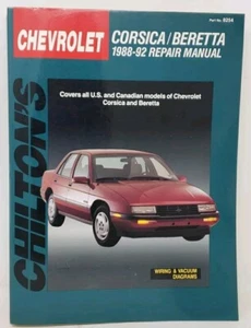 Chilton Repair Manual 1988-92 Chevrolet Beretta/Corsica #8254 Wiring Diagrams - Picture 1 of 9