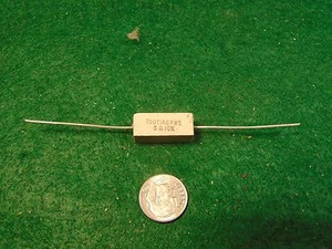 TRW 5 OHM Fixed 5 WATT CERAMIC WIREWOUND RESISTOR NOS - Picture 1 of 1