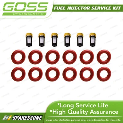 Goss Fuel Injector Service Kit for Holden Jackaroo UBS25 3.2L 6VD1 92-98 - image 1 of 2