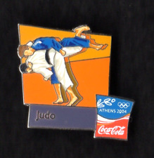 ATHENS 2004. OLYMPICS. SPONSOR PIN. COCA COLA. JUDO. LIMITED EDITION 1,500
