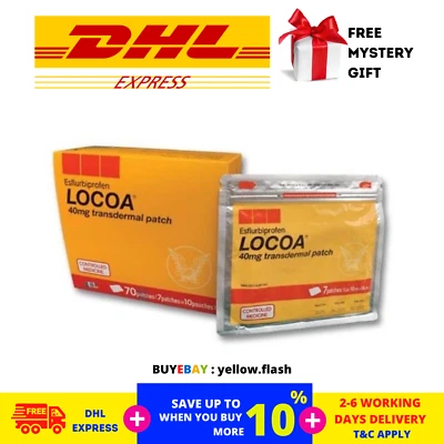 35 patches Patch Locoa Transdermal FREE SHIPPING - Image 1 of 4