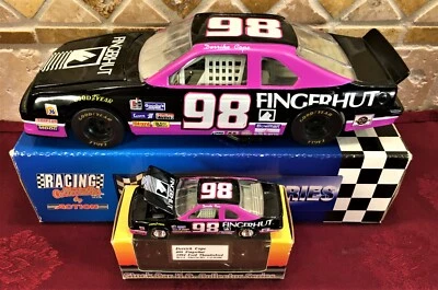 DERRICK COPE #98 Fingerhut 1994 ARC 1/24 HO Car & RCCA 1/64 HO Car Diecast SET  - Image 1 of 4
