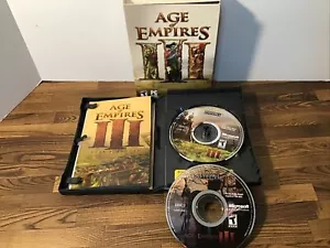 Age of Empires III (PC CD-ROM 2005) disc 2 & 3 with Manual & Product Key - Picture 1 of 4