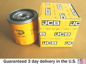 JCB BACKHOE - GENUINE JCB TRANSMISSION OIL FILTER (PART NO. 581/18063 581/M8563) - Picture 1 of 6