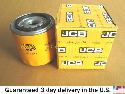JCB BACKHOE - GENUINE JCB TRANSMISSION OIL FILTER (PART NO. 581/18063 581/M8563) - Image 1 of 4