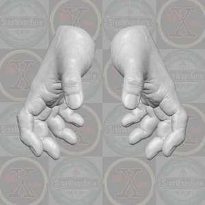 Darth Malak custom hands for 1:10 1:12 1:18 1:6 Star Wars KOTOR action figures - Picture 1 of 1