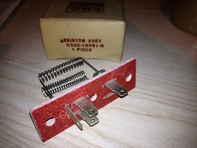 Ford Galaxie 1962 NOS caja de calefacción resistencia calentador C2AZ-18591-A Galaxie nuevo EE. UU. Foto 1 de 2