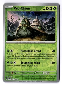 Wo-Chien Reverse Holo Uncommon SV08: Surging Sparks 015/191 NM - Picture 1 of 2