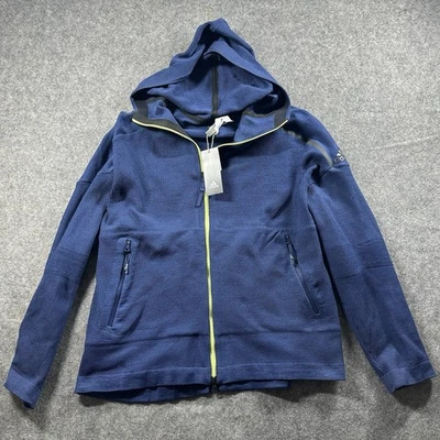Adidas Tenis ZNEHOODY Sudadera con Capucha Chaqueta para Mujer XL Azul Cremallera Completa Bolsillos Nueva Foto 1 de 4