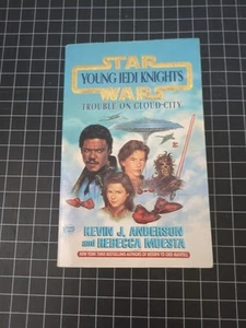 Young Jedi Knights Trouble On Cloud City Signed By Rebecca Moesta Kevin Anderson - Picture 1 of 4