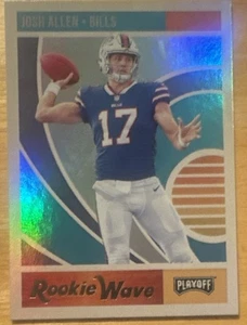 Josh Allen 2018 Playoff Rookie Wave Rookie Card #4 (6968) - Bild 1 von 2