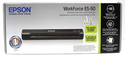 EPSON WorkForce ES-50 Compact Portable Document Scanner - Image 1 of 3