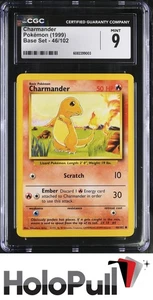 Pokémon TCG 1999 Base Set Charmander #46/102 CGC 9 - Picture 1 of 2