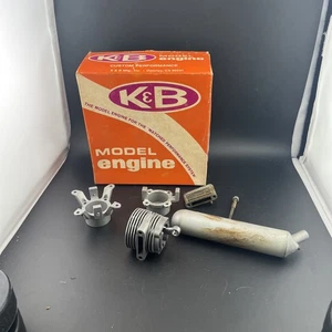 K&B Sportster  .45 5900 Box And Engine Parts Muffler Free Shipping - Picture 1 of 15