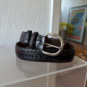 Black Jack Krokodilleder Gürtel Herren Größe 40 38”-42” - Bild 1 von 7
