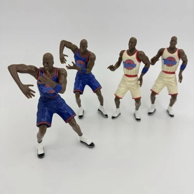 Lote de 4 figuras de acción Space Jam Tune Squad Looney Tunes Michael Jordan NBA 5" Foto 1 de 4