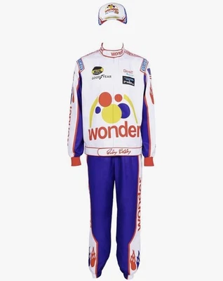 Chaqueta de Cuero Ricky Bobby Talladega Nights Hombre’s Disfraz de Carreras Abrigo de Bombardero3XL Foto 1 de 4
