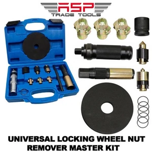 US PRO Master Verriegelung Radmutter Entferner Set Universal Entferner Werkzeug Kit  - Bild 1 von 8