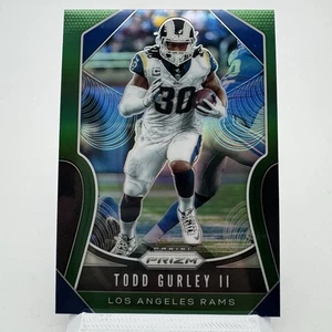 2019 Panini Prizm Prizms Green #243 Todd Gurley II UGA Bulldogs Los Angeles - Picture 1 of 2
