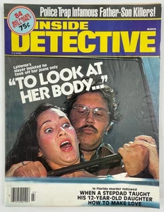 Inside Detective Magazine, March 1980, Vintage True Crime Stories, Pulp - Picture 1 of 4