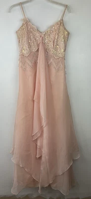 Vestido Formal Vintage Rosa Loralie Para Mujer 8 Baile de graduación Rosa Pálido Rubor Midi Leer Foto 1 de 4