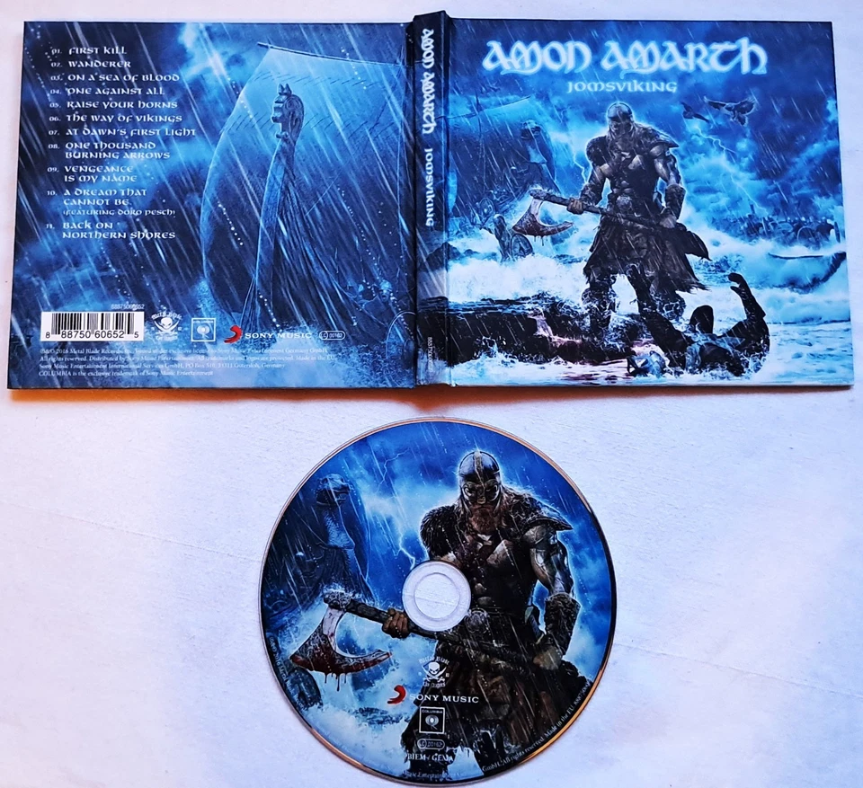 Amon Amarth Jomsviking  Digi-Book Arch Enemy Ensiferum Dark Tranquillity - Bild 1 von 1