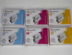 6 Cartuchos de tinta LD 99 compatibles con Epson (2)TO993 (2)TO994 (2)TO995 - Imagen 1 de 5