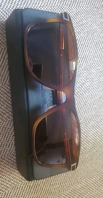 Novo Óculos de Sol MONT BLANC MB00420 002 Havana Marrom Polarizado com Estojo Japão - Imagem 1 de 4