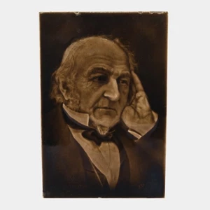 Sherwin And Cotton 1898 Prime Minister William Ewart Gladstone Portrait Tile - Picture 1 of 6