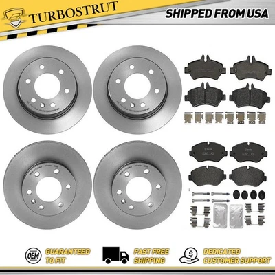 Front Rear Brake Rotors Pads  For 2007 2008 Dodge Sprinter 2500 - Image 1 of 4