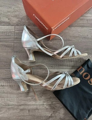 ** Tanzschuhe von RUMMOS EU 39 Silber R319 ** NEU - Bild 1 von 4