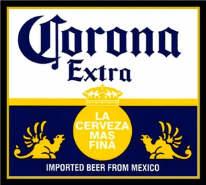 4.5" Mexican Beer vinyl sticker. Cerveza decal for bar. Many more in my store. - Picture 1 of 2