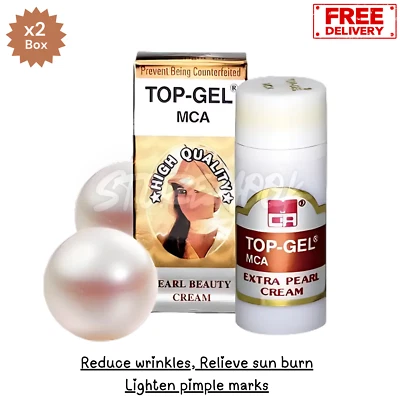 2x TOP GEL MCA Crema Extra Perla Extra Extra Extracto Colágeno Mancha Facial Foto 1 de 4