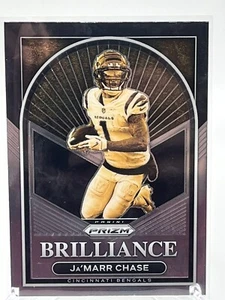 2022 Panini Prizm Football - Brilliance Insert #B-9 - Ja'MARR CHASE -CIN BENGALS - Picture 1 of 1