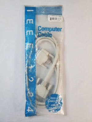 6ft IEEE 1284 DB25 25 Pin Male to Male M/M Parallel Cord Cable 6' - Image 1 of 4