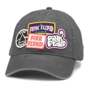 Gorra de béisbol AMERICAN NEEDLE Pink Floyd icónica correa con hebilla ajustable, negra (4 - Imagen 1 de 3