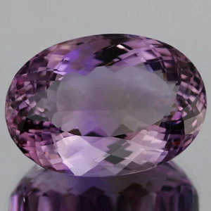 Video_31.43cts_Brazil_Natural Amethyst_VVS_Vivid Purple Hue_Oval Cut_GM338 - Picture 1 of 2