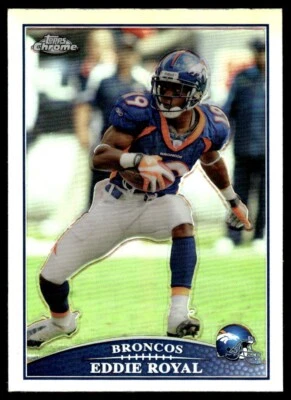 2009 Topps Chrome Refractors Eddie Royal Denver Broncos #TC76 - Image 1 of 2