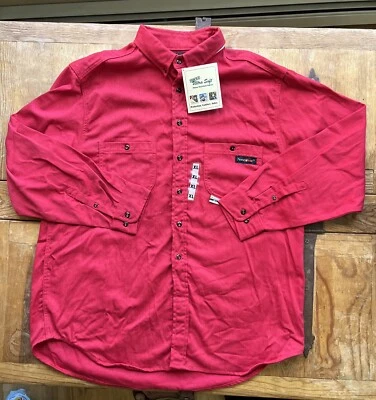 Red Neese Indura Westex Wear HRC2 FR Shirt  Size X-Large XL Hudson Workwear NWT - Image 1 of 4