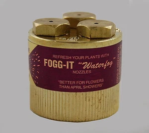 Fogg-It Nozzle - Fine 1 GPM - Gentle Mist for Watering & Cooling - Picture 1 of 4